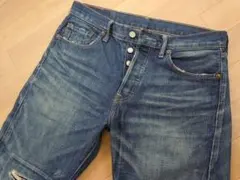 y342★リーバイス501★W30 ダメージ加工 ユーズド加工ジーンズ★デニム