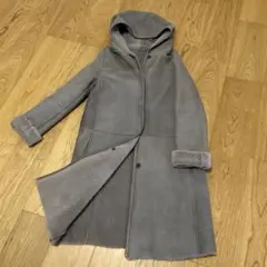 レリアン CARA O CRUZ フード付きムートン 軽量コート