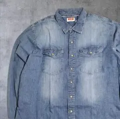 Wrangler デニム ウエスタンシャツ 2XL ヴィンテージ 長袖シャツ
