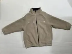 XENOリバーシブルフルジップジャケット ベージュ、ブラック