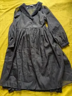 アクシーズファム　タグ付き ポエティック刺繍入りシアーロングコート