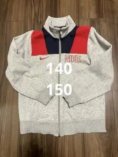 Nike ジップアップジャケット M グレー/赤/ネイビー