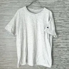 Champion チャンピオン　グレー 半袖　Tシャツ ロゴ入り カジュアル