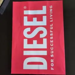 DIESEL ロゴ入り包装袋と箱 赤