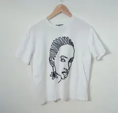 【希少】 ZARA ザラ ラインアートデザイン 半袖 Tシャツ M
