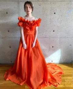 4月処分最終値下げTHE URBAN BLANCHE ドレス ビタミンオレンジ