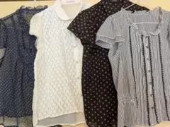 半袖ブラウス4点セット