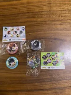 僕のヒーローアカデミア　くら寿司コラボ　缶バッチ3つ　マグネットシート1つセット