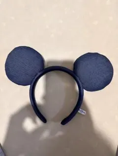 ミッキー　カチューシャ　デニム