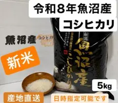 【新米】令和8年産 魚沼産コシヒカリ 5kg 農家のお米