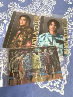 BALLISTIK BOYZ BOTウエハース フォトカード 3枚セット