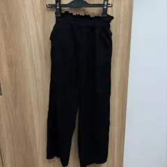 mezzo piano ブラック サスペンダーパンツ ジュニアS