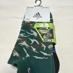 adidas ソックス 3点 23-25cm 新品