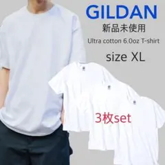 松野空介様専用 新品未使用 ギルダン 半袖Tシャツ 黒2白1 計3枚セット XL