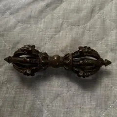 チベット密教法具 カルタリ ドルジェ 長さ20cm ヴァジュラ 金剛杵