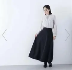 ウーリッシュカルゼシリーズ　フレアスカート　黒　PS