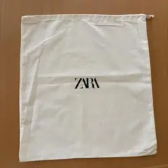 ZARA コットンバッグ 約45cm x 40cm