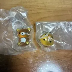 リラックマ めじるしアクセサリー ガチャ クリアマスコットチャーム　キイロイトリ