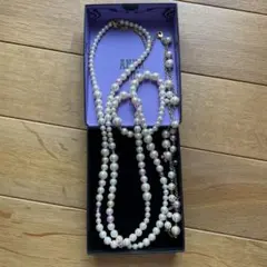 ANNA SUI ネックレス 2点セット パール調のサムネイル