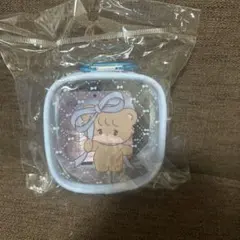 mikko illustrations ミニクリアポーチ ラテ