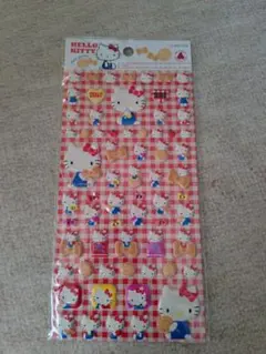 平成レトロ　ハローキティ　ぷっくりシール　新品未開封