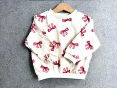 Aosta リボンスウェット トレーナー L 80〜95cm