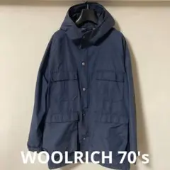 WOOLRICH 70's マウンテンパーカー USA製 白タグ ネイビー