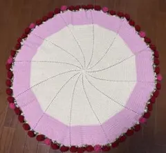 花束ブランケット　97センチ　バラ　ハンドメイド