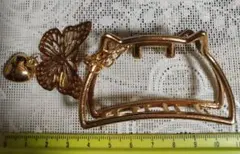 猫型ゴールドヘアクリップ