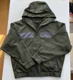 PUMA プーマ フーデッドジャケット オリーブ メンズLサイズ