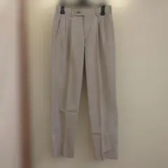 ☆ベージュ スラックス　ユニクロ　UNIQLO ドライツータックパンツ