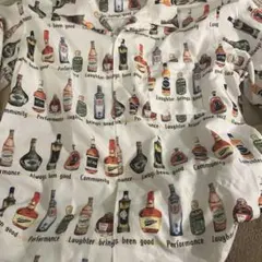 Temptation Clothing Bottle Pattern Long Sleeve Shirt