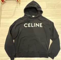 CELINE カラフルロゴ ブラックパーカー S - メルカリ