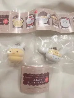 ふわふわフロッキーマスコット シナモロール・ポポ 2個セット