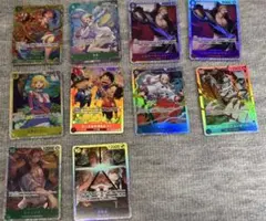 ONE PIECE 受け継がれる意志 SR8枚、パラレル1枚、シークレット1枚