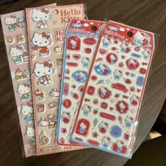 Hello Kitty キャラクターシール 4枚セット