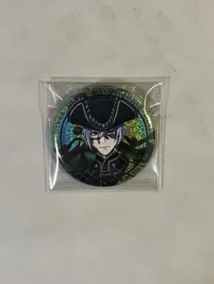 ツイステ　シルバー　ブラインドホログラム缶バッジ