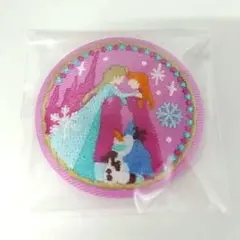 ディズニー 刺繍缶バッジビスケット2 アナと雪の女王