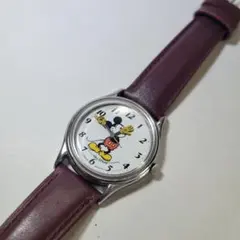 ミッキーマウス ローラス 腕時計 V515-6000 茶色