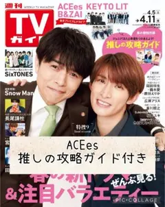 週刊TVガイド4/11号　ACEes　切り抜き