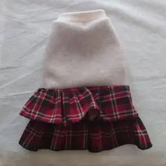 わんこ服　フリルワンピースSS