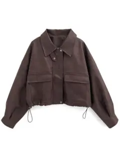 GRL襟2Wayヴィンテージレザージャケット