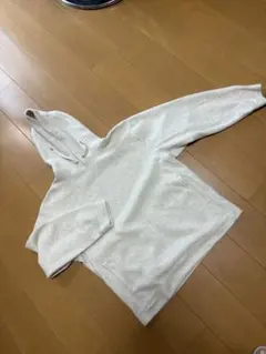 UNIQLO U フード付きパーカー L クリーム色
