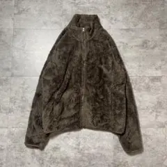 ブラウン ボアジャケット Mサイズ