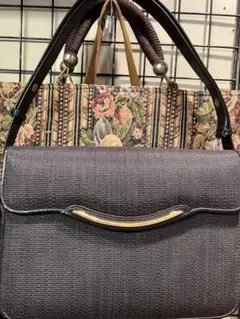 未使用エレガント　最高級馬毛レディースバンドバッグ　リアルホースヘア馬毛