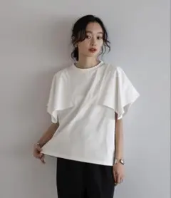 Bonjour Sagan【接触冷感】スクエアスリーブTシャツ