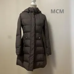 極美品 mcm エムシーエム ロングダウンコート Aライン フォックス 