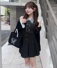 値下げ不可 OLIVE des OLIVE ノースリーブシャツミニワンピース