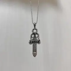 ダガーチャーム ペンダント チェーンネックレス