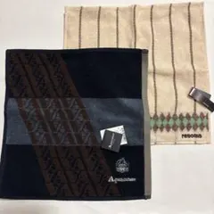 ‼️新品未使用‼️レノマタオルハンカチ・アクアスキュータム　2枚セット